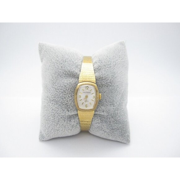 Women's Waltham Hand Wind Analog 18mm Dial Causal Round Watch (E146) - Picture 4 of 10